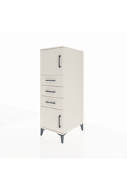 Kronos Dolap Tek Raflı 3 Çekmeceli 2 Kapaklı 44x59x134 Aytaşı-Aytaşı
