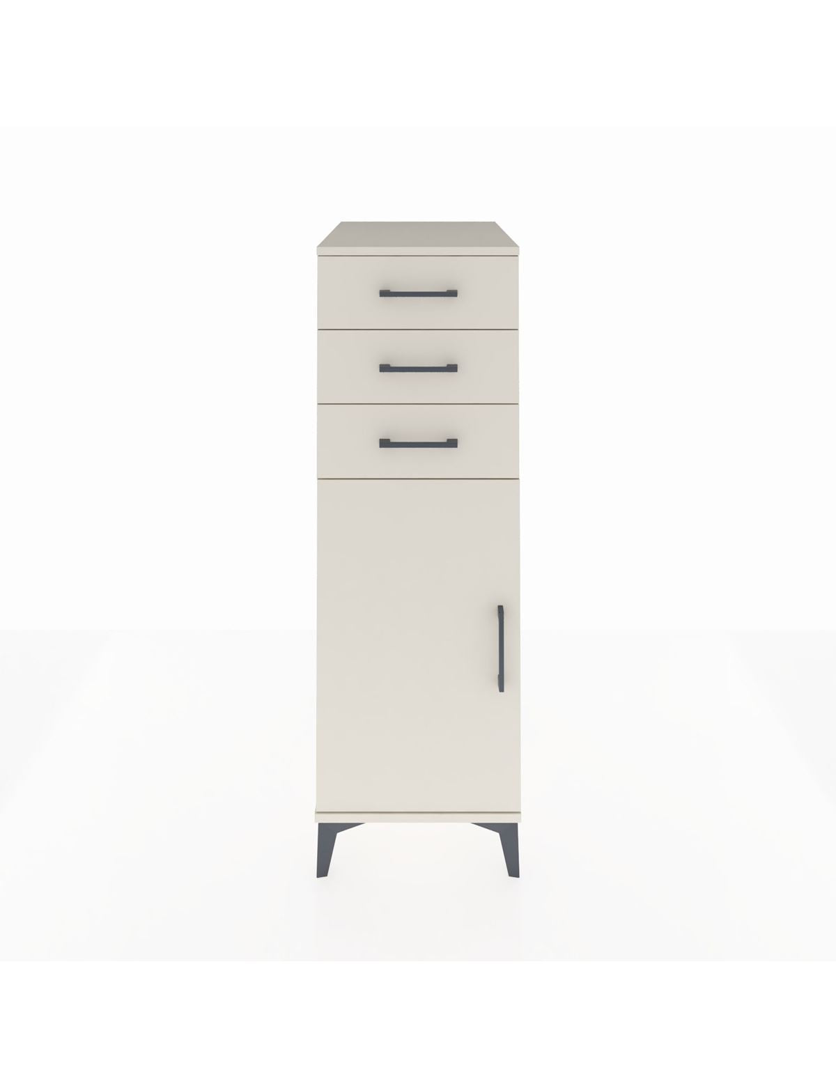 Kronos Dolap 2 Raflı 3 Çekmeceli Tek Kapaklı 44x59x134 Aytaşı-Aytaşı