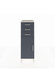 Kronos Dolap 2 Raflı 3 Çekmeceli Tek Kapaklı 44x59x134 Aytaşı-Antrasit