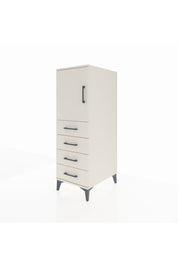 Kronos Dolap 2 Raflı 4 Çekmeceli Tek Kapaklı 44x59x134 Aytaşı-Aytaşı
