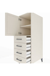 Kronos Dolap 2 Raflı 4 Çekmeceli Tek Kapaklı 44x59x134 Aytaşı-Aytaşı