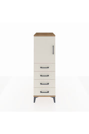 Kronos Dolap 2 Raflı 4 Çekmeceli Tek Kapaklı 44x59x134 Çam-Aytaşı