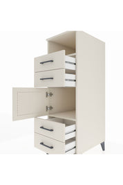 Kronos Dolap 2 Raflı 4 Çekmeceli Tek Kapaklı 44x59x134 Aytaşı-Aytaşı