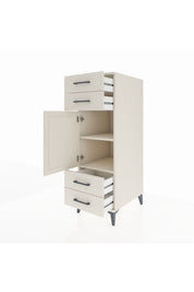 Kronos Dolap 2 Raflı 4 Çekmeceli Tek Kapaklı 44x59x134 Aytaşı-Aytaşı