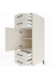 Kronos Dolap 2 Raflı 4 Çekmeceli Tek Kapaklı 44x59x134 Aytaşı-Aytaşı