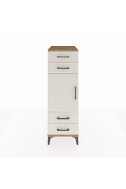 Kronos Dolap 2 Raflı 4 Çekmeceli Tek Kapaklı 44x59x134 Çam-Aytaşı