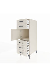 Kronos Dolap Tek Raflı 5 Çekmeceli Tek Kapaklı 44x59x134 Aytaşı-Aytaşı