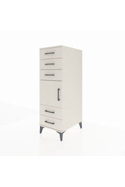 Kronos Dolap Tek Raflı 5 Çekmeceli Tek Kapaklı 44x59x134 Aytaşı-Aytaşı