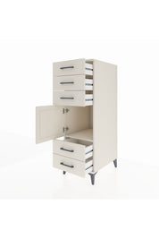 Kronos Dolap Tek Raflı 5 Çekmeceli Tek Kapaklı 44x59x134 Aytaşı-Aytaşı