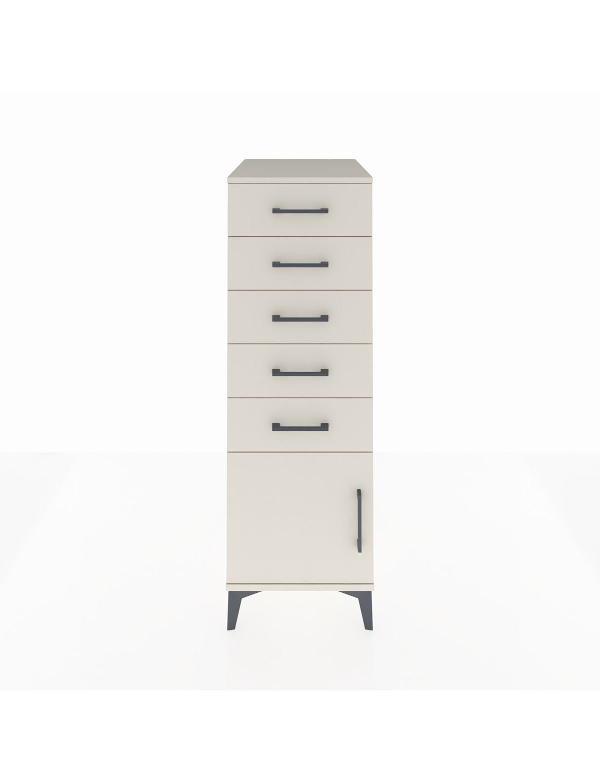 Kronos Dolap 5 Çekmeceli Tek Kapaklı 44x59x134 Aytaşı-Aytaşı