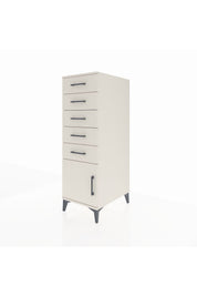 Kronos Dolap 5 Çekmeceli Tek Kapaklı 44x59x134 Aytaşı-Aytaşı