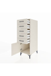 Kronos Dolap 5 Çekmeceli Tek Kapaklı 44x59x134 Aytaşı-Aytaşı