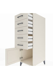Kronos Dolap 5 Çekmeceli Tek Kapaklı 44x59x134 Aytaşı-Aytaşı