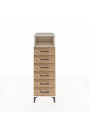 Kronos Dolap Tek Raflı 6 Çekmeceli 44x59x134 Aytaşı-Çam