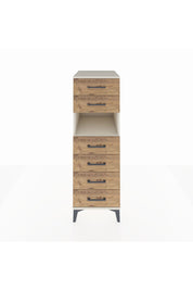 Kronos Dolap Tek Raflı 6 Çekmeceli 44x59x134 Aytaşı-Çam