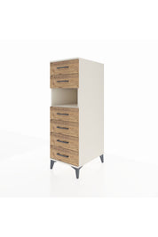 Kronos Dolap Tek Raflı 6 Çekmeceli 44x59x134 Aytaşı-Çam