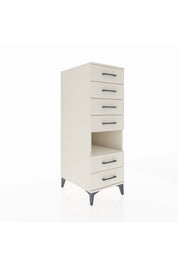 Kronos Dolap Tek Raflı 6 Çekmeceli 44x59x134 Aytaşı-Aytaşı