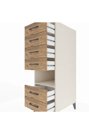 Kronos Dolap Tek Raflı 6 Çekmeceli 44x59x134 Aytaşı-Çam