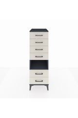 Kronos Dolap Tek Raflı 6 Çekmeceli 44x59x134
