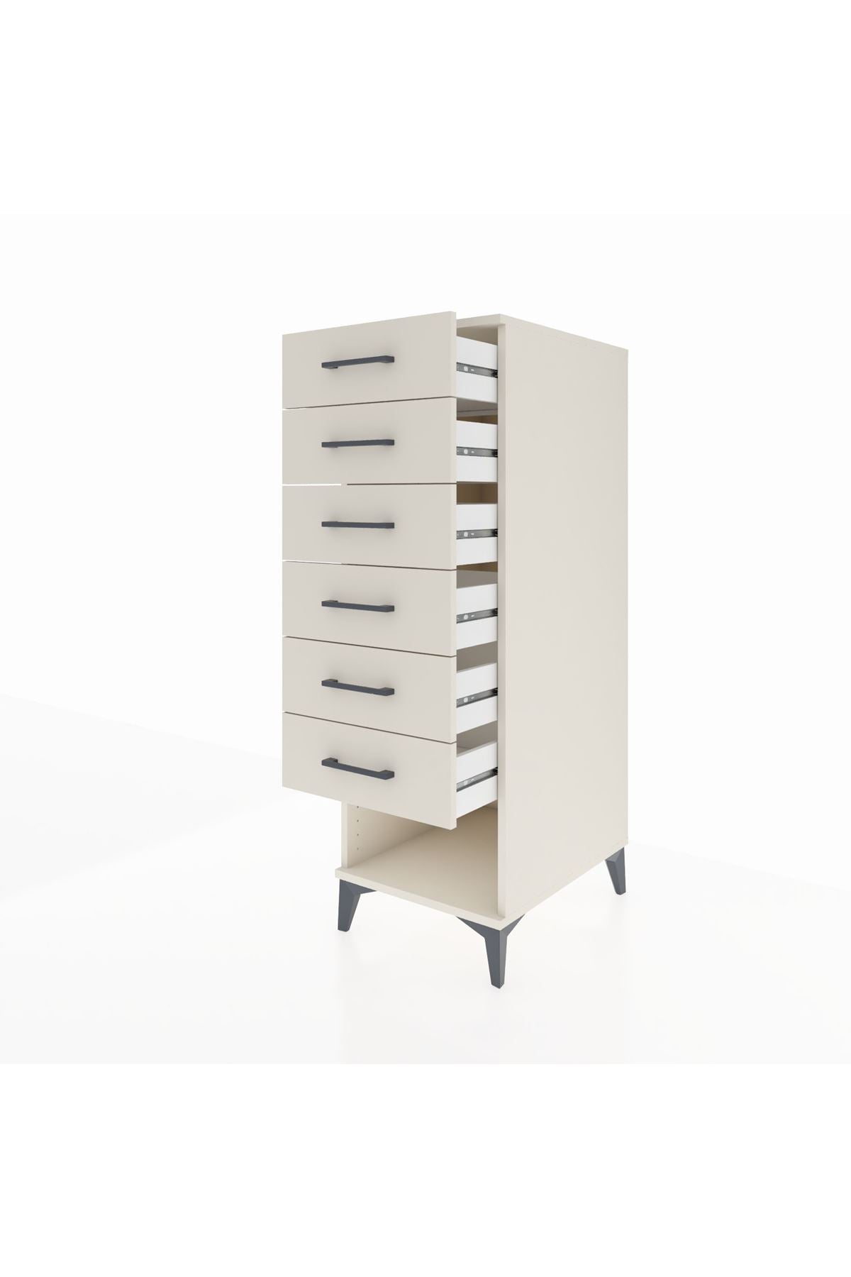 Kronos Dolap 6 Çekmeceli 44x59x134 Aytaşı-Aytaşı