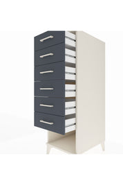 Kronos Dolap 6 Çekmeceli 44x59x134 Aytaşı-Antrasit