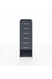 Kronos Dolap 6 Çekmeceli 44x59x134 Antrasit-Antrasit