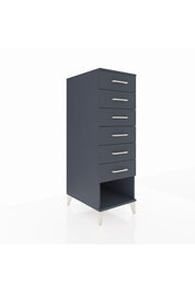 Kronos Dolap 6 Çekmeceli 44x59x134 Antrasit-Antrasit