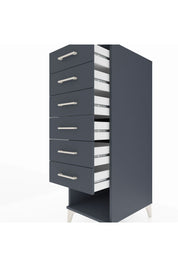 Kronos Dolap 6 Çekmeceli 44x59x134 Antrasit-Antrasit