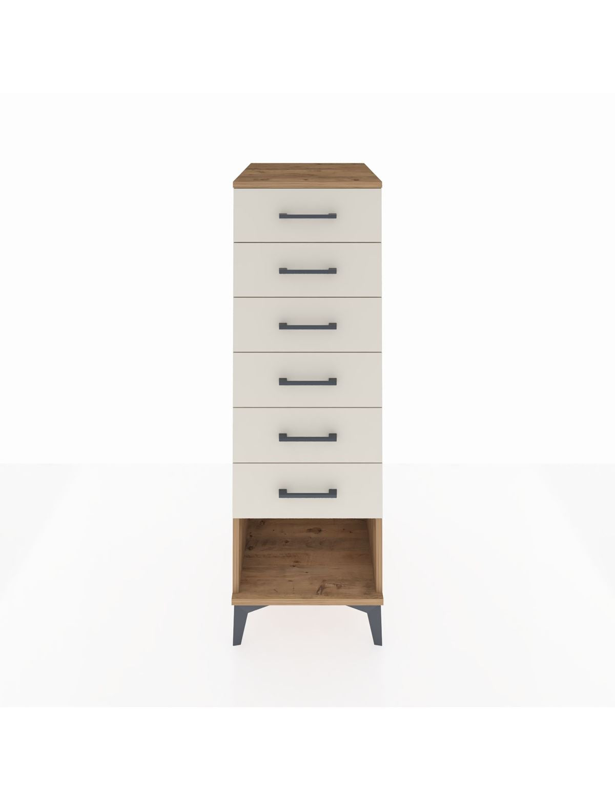 Kronos Dolap 6 Çekmeceli 44x59x134 Çam-Aytaşı