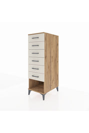 Kronos Dolap 6 Çekmeceli 44x59x134 Çam-Aytaşı