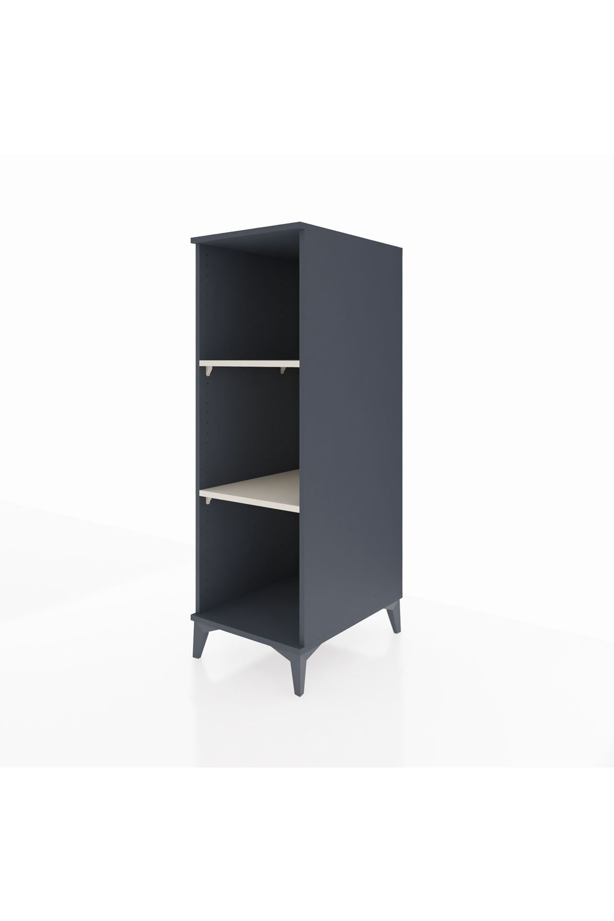 Kronos Dolap 2 Raflı 44x59x134 Antrasit-Aytaşı