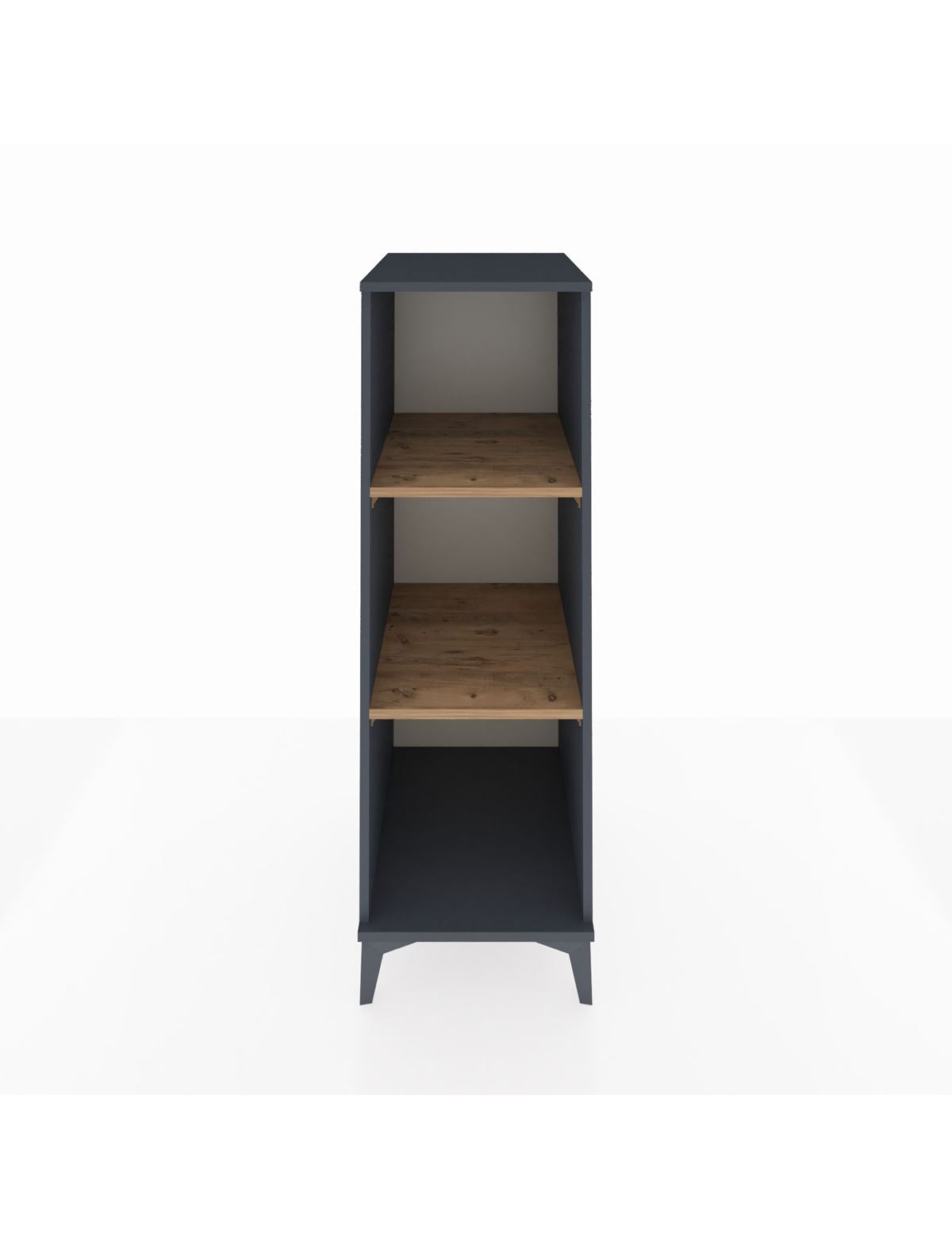 Kronos Dolap 2 Raflı 44x59x134 Antrasit-Çam