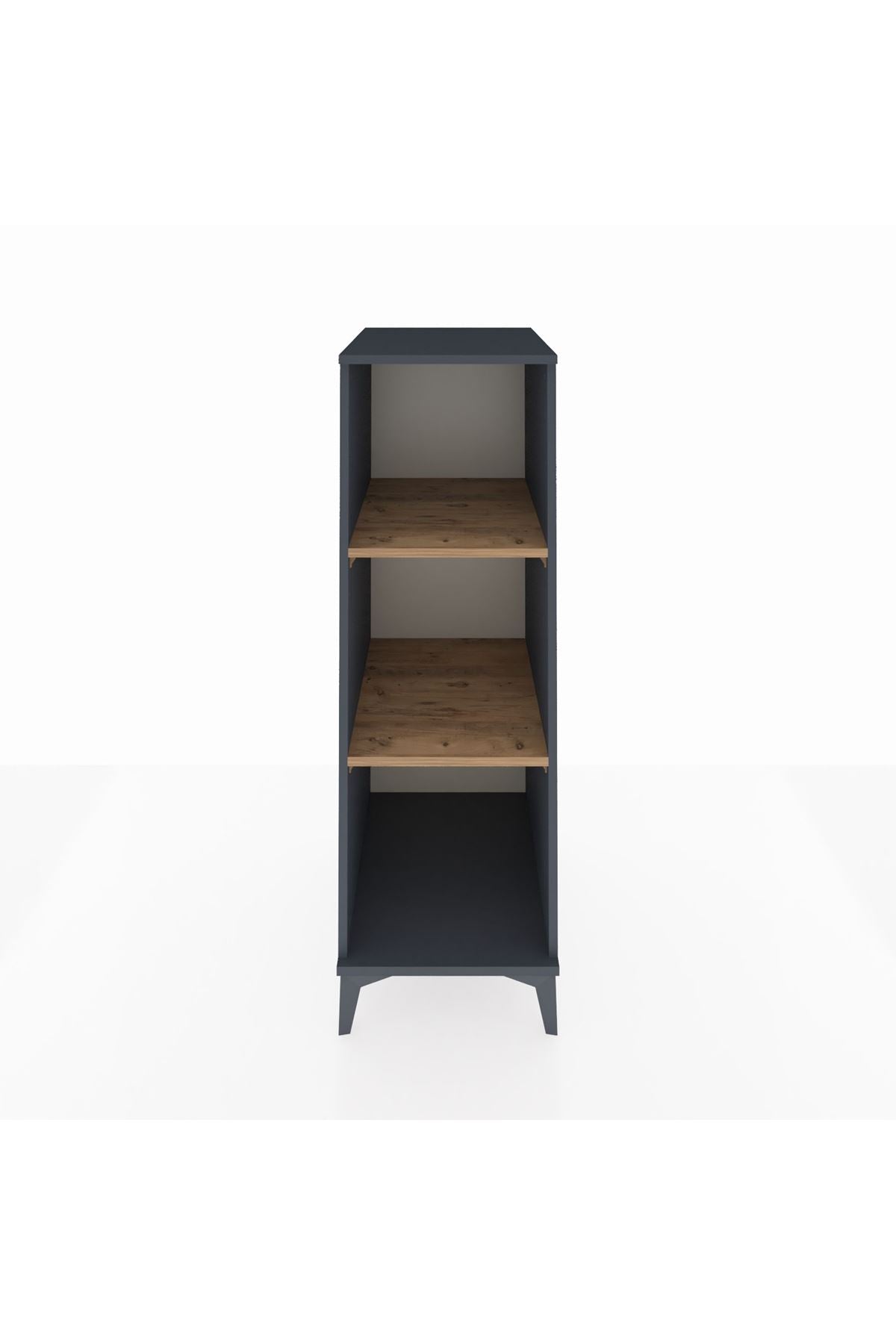 Kronos Dolap 2 Raflı 44x59x134 Antrasit-Çam