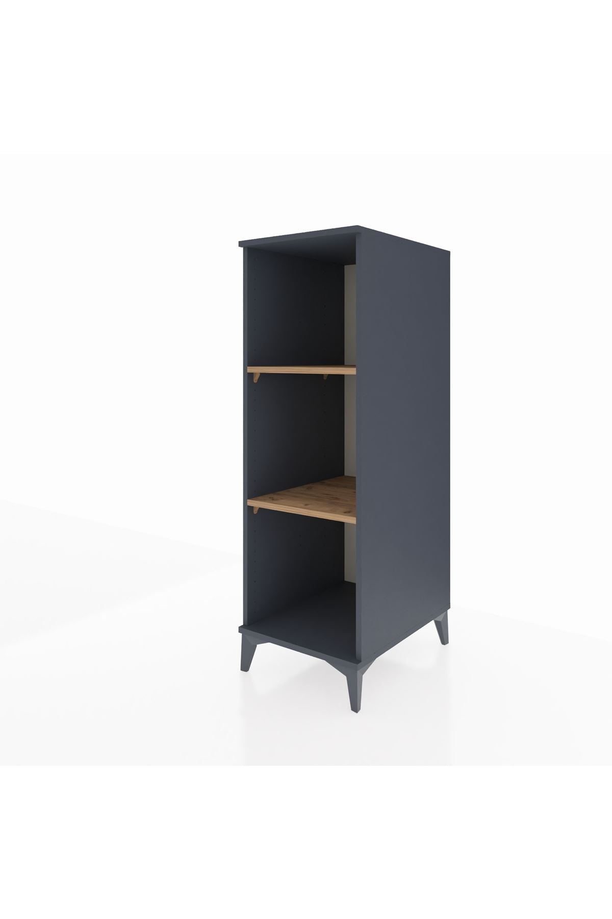 Kronos Dolap 2 Raflı 44x59x134 Antrasit-Çam