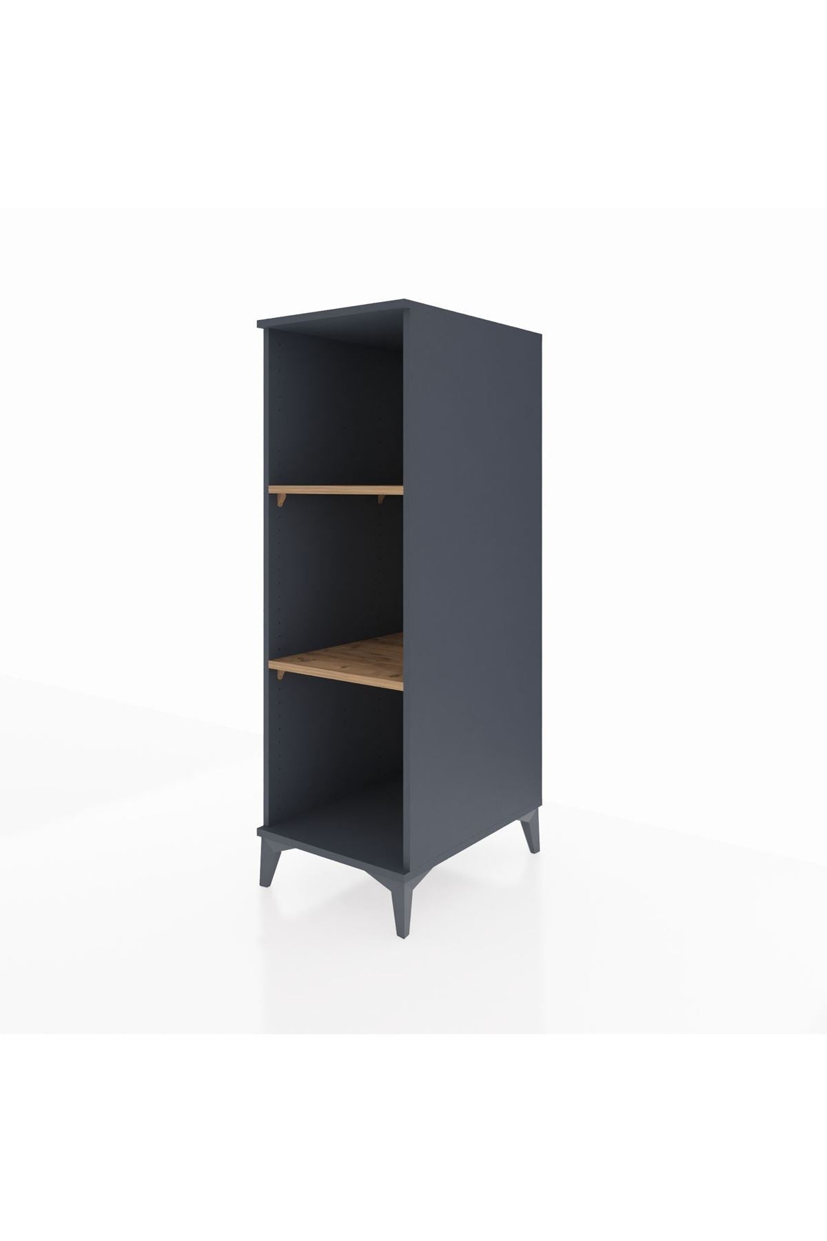 Kronos Dolap 2 Raflı 44x59x134 Antrasit-Çam