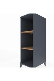 Kronos Dolap 2 Raflı 44x59x134 Antrasit-Çam