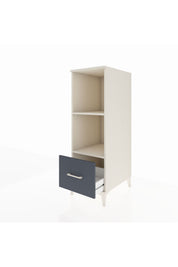 Kronos Dolap 2 Raflı Tek Çekmeceli 44x59x134 Aytaşı-Antrasit