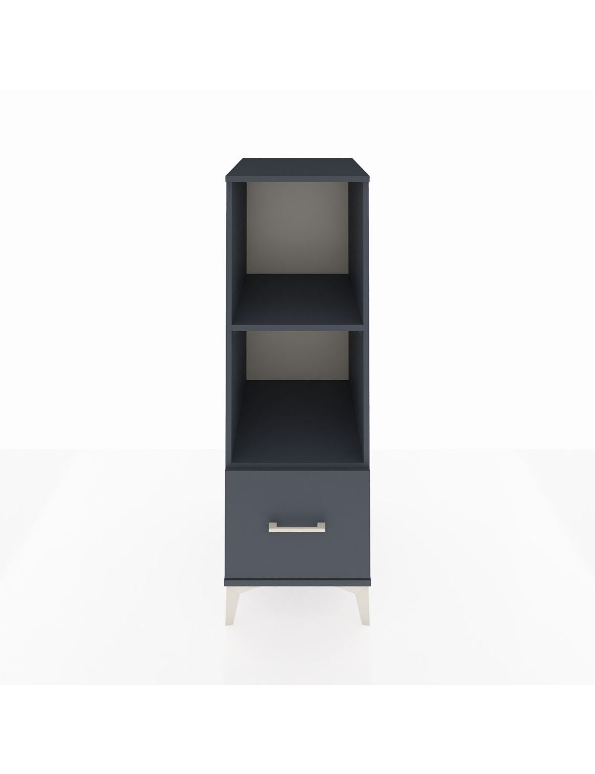 Kronos Dolap 2 Raflı Tek Çekmeceli 44x59x134 Antrasit-Antrasit