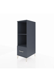 Kronos Dolap 2 Raflı Tek Çekmeceli 44x59x134 Antrasit-Antrasit