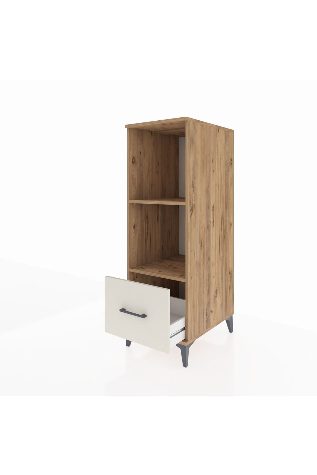 Kronos Dolap 2 Raflı Tek Çekmeceli 44x59x134 Çam-Aytaşı