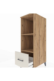 Kronos Dolap 2 Raflı Tek Çekmeceli 44x59x134 Çam-Aytaşı