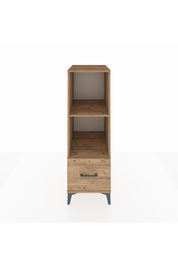 Kronos Dolap 2 Raflı Tek Çekmeceli 44x59x134 Çam-Çam