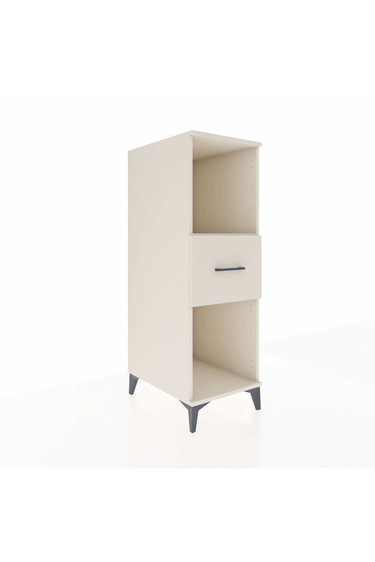 Kronos Dolap Tek Raflı Tek Çekmeceli 44x59x134 Aytaşı-Aytaşı