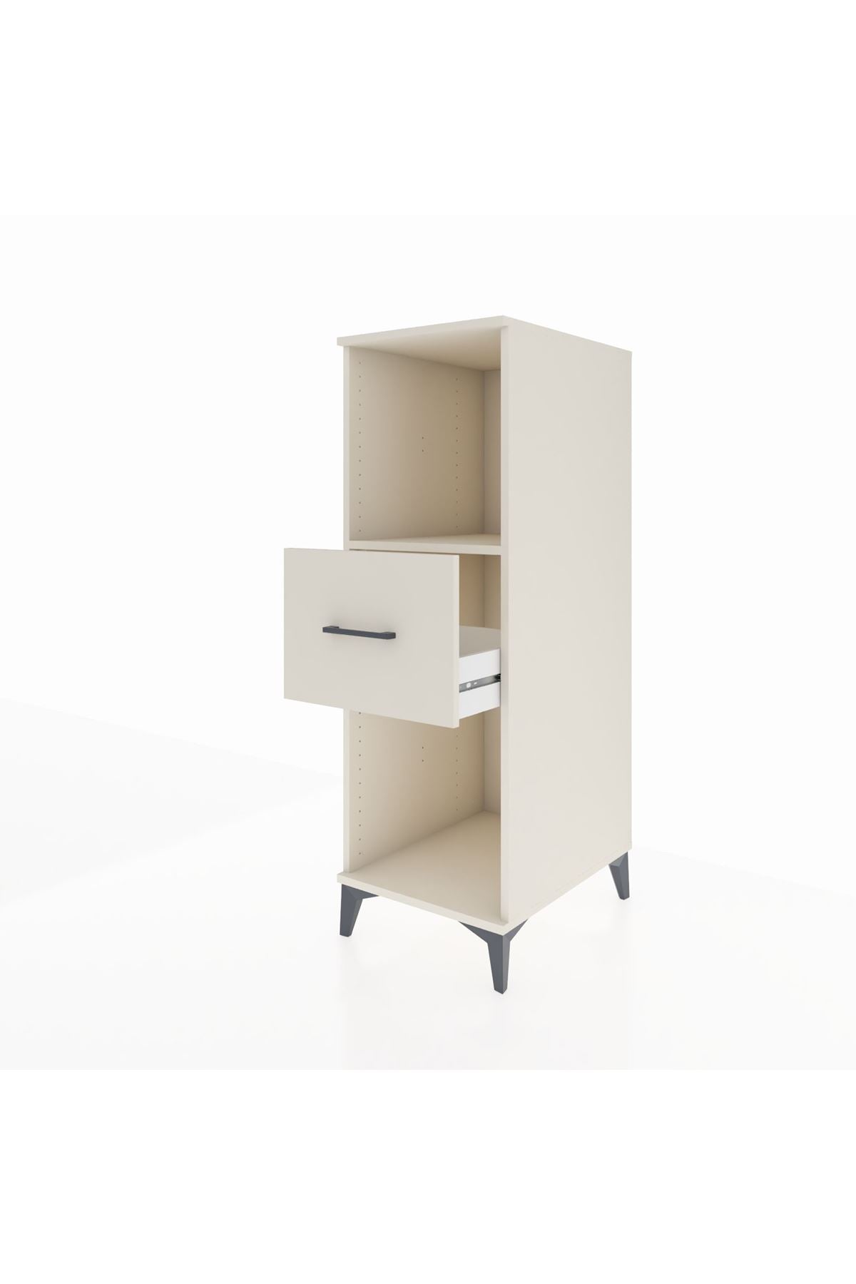 Kronos Dolap Tek Raflı Tek Çekmeceli 44x59x134 Aytaşı-Aytaşı