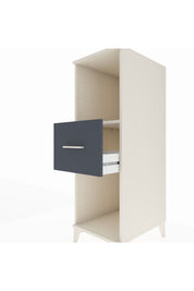 Kronos Dolap Tek Raflı Tek Çekmeceli 44x59x134 Aytaşı-Antrasit