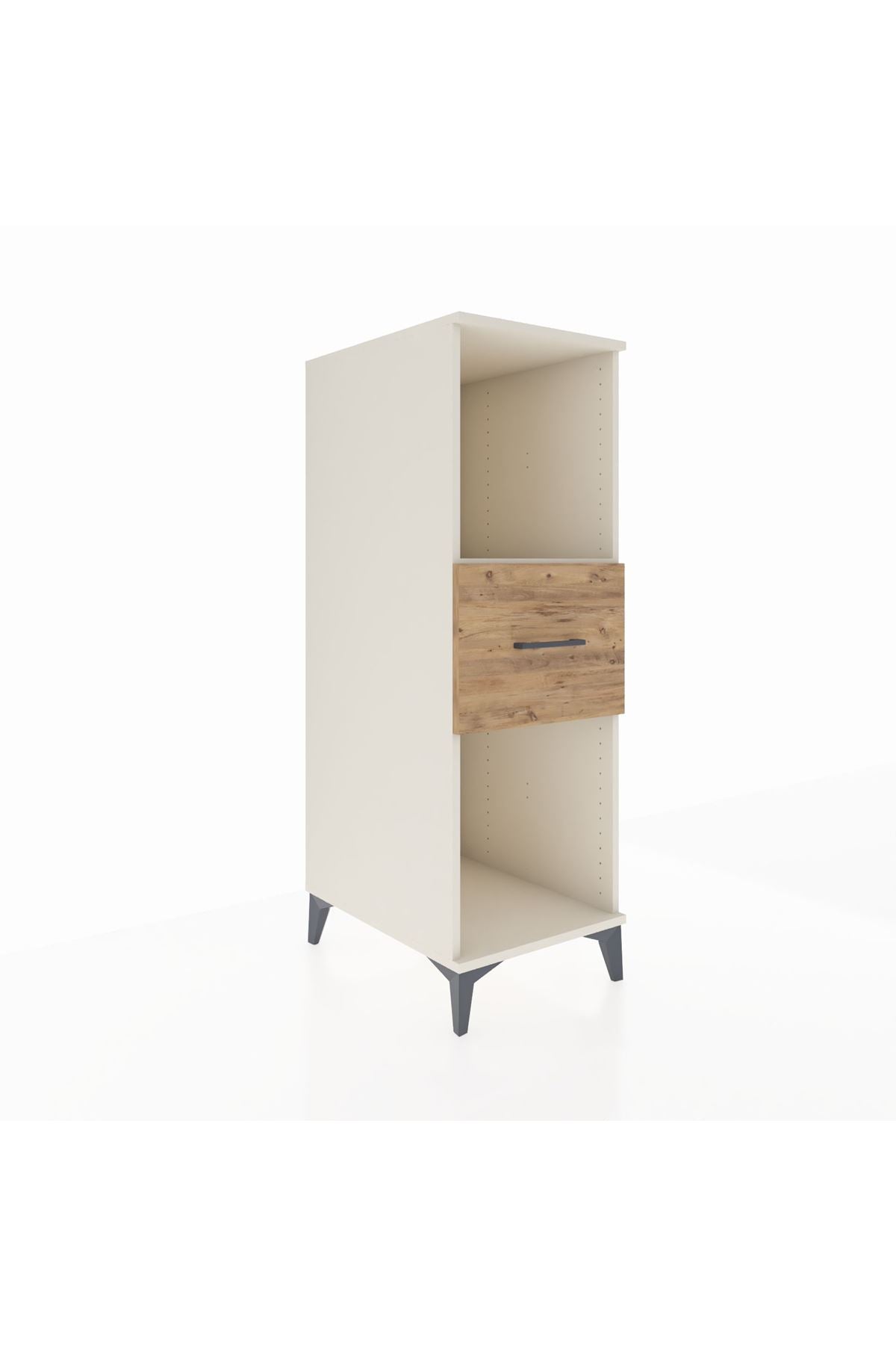 Kronos Dolap Tek Raflı Tek Çekmeceli 44x59x134 Aytaşı-Çam