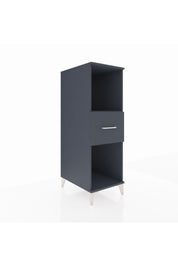 Kronos Dolap Tek Raflı Tek Çekmeceli 44x59x134 Antrasit-Antrasit