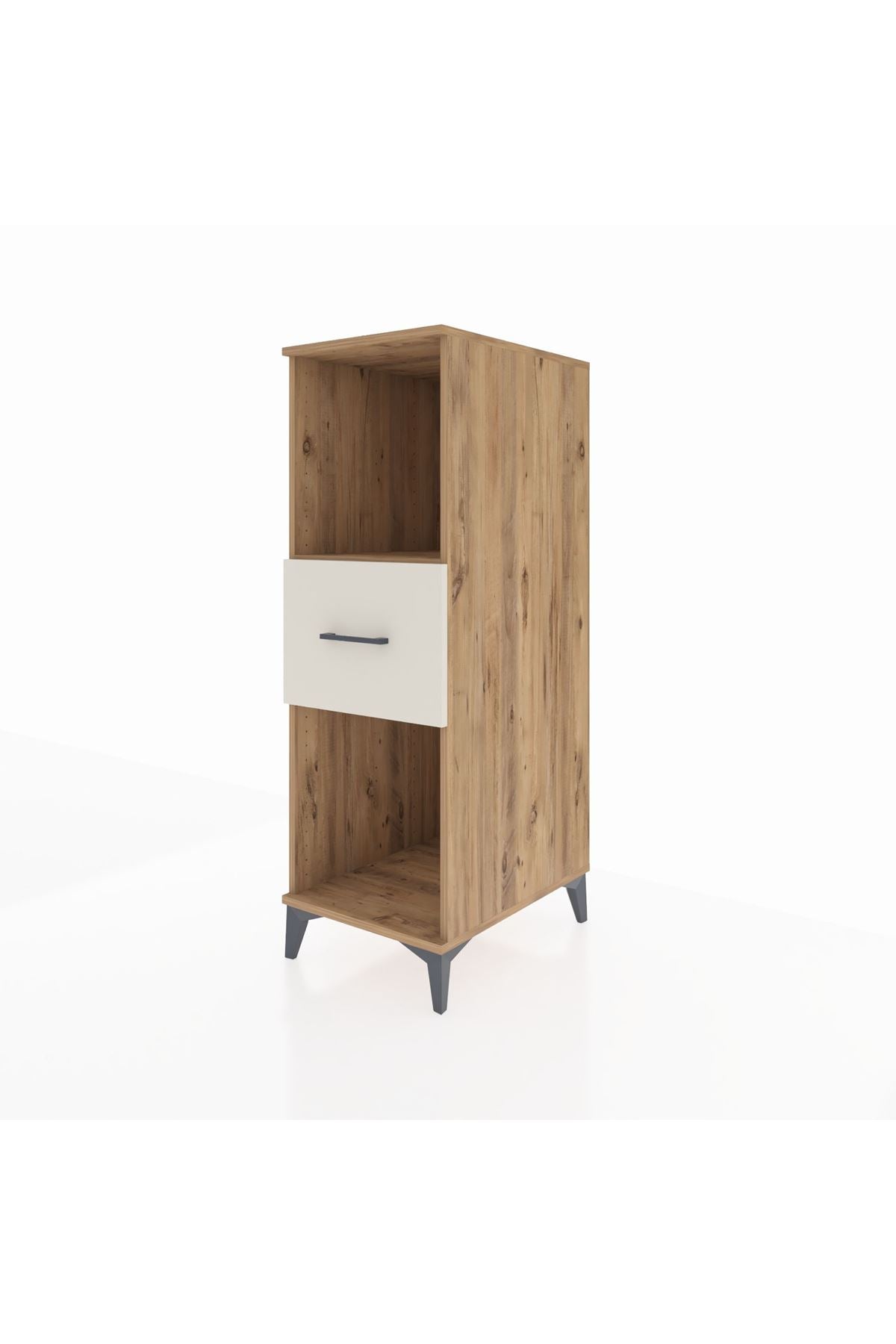 Kronos Dolap Tek Raflı Tek Çekmeceli 44x59x134 Çam-Aytaşı