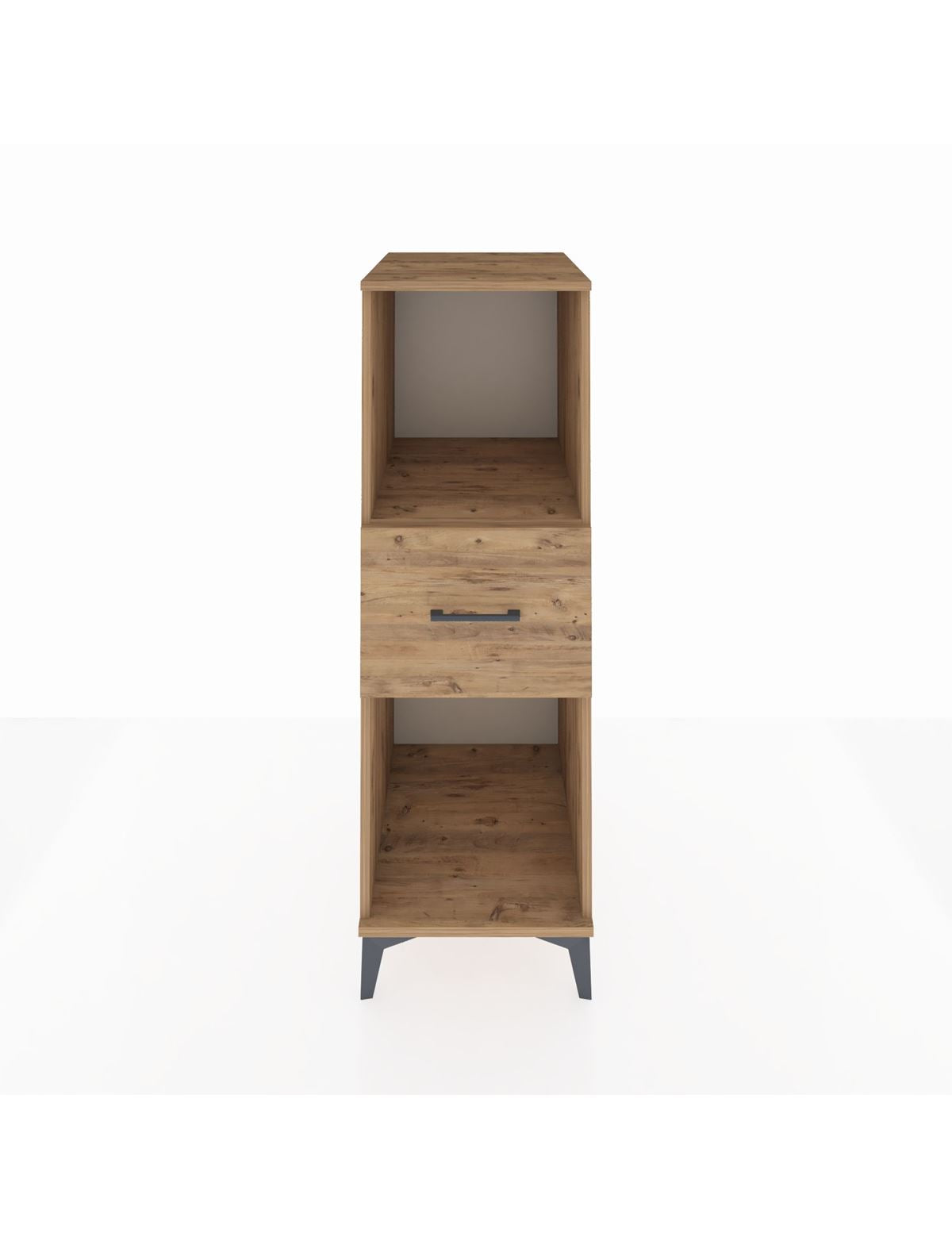 Kronos Dolap Tek Raflı Tek Çekmeceli 44x59x134 Çam-Çam