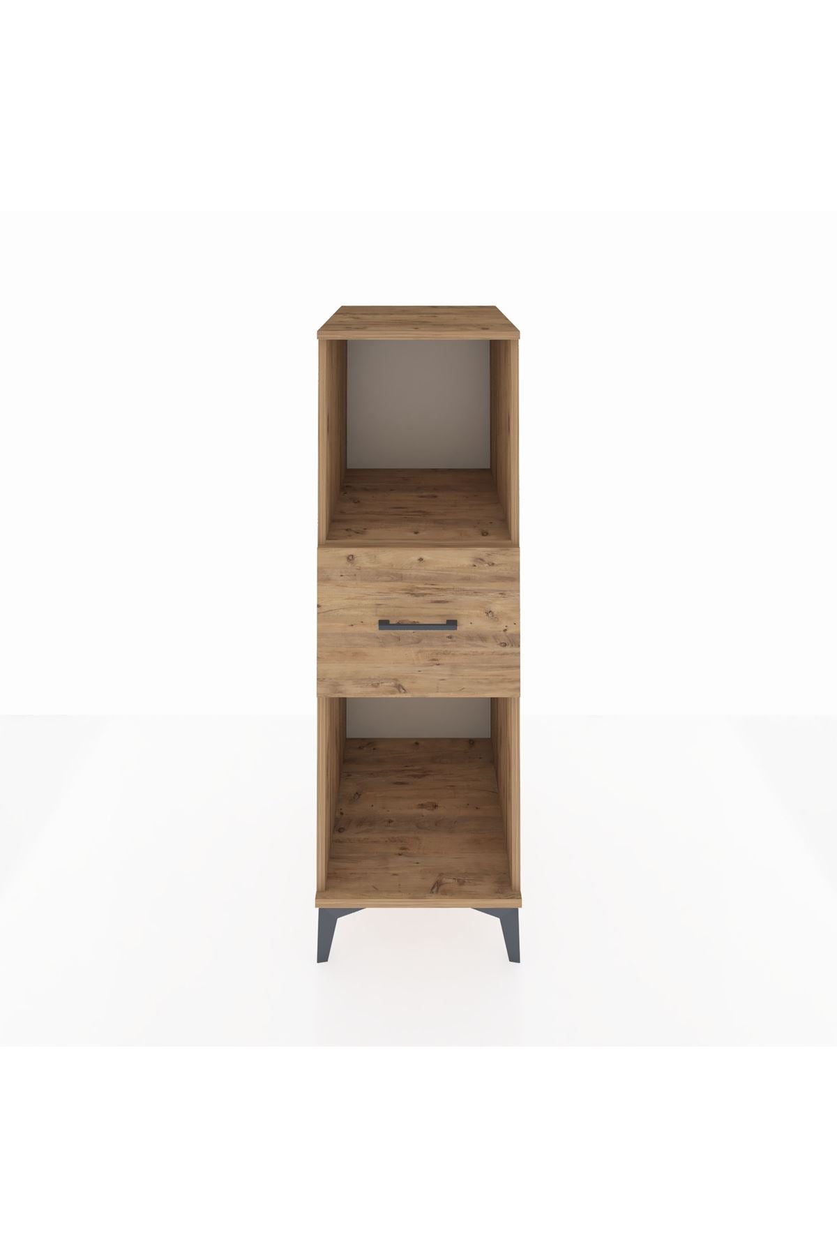 Kronos Dolap Tek Raflı Tek Çekmeceli 44x59x134 Çam-Çam